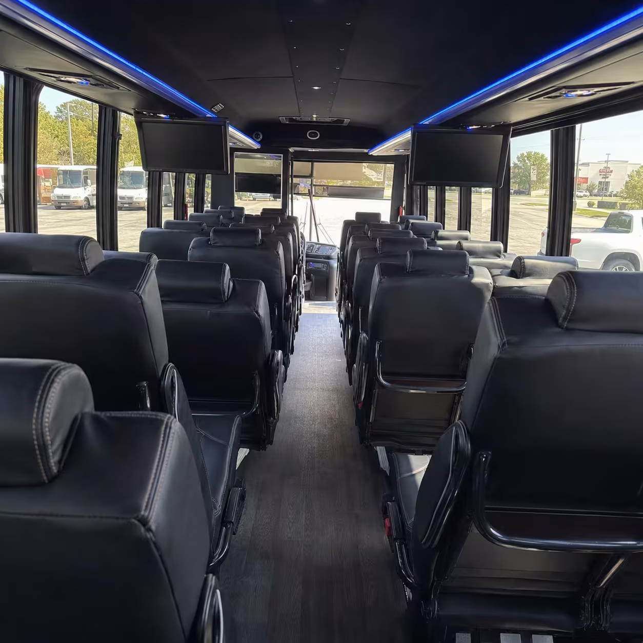 25 passenger minibus inside