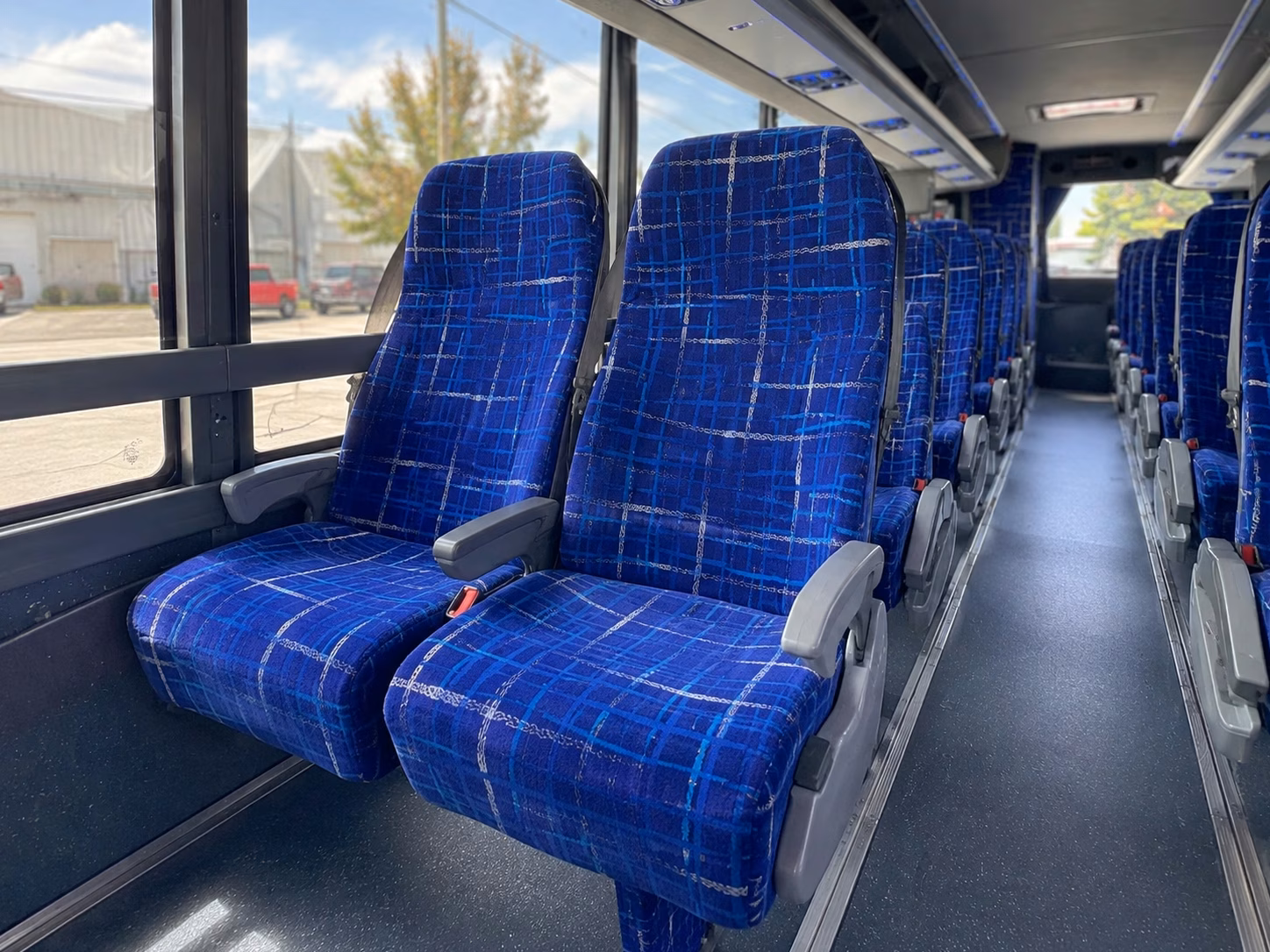centennial charter bus interior